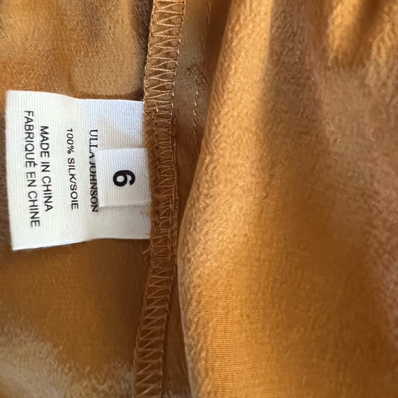 Ulla Johnson Minetta midi dress mustard size 6 - Picture 4 of 7